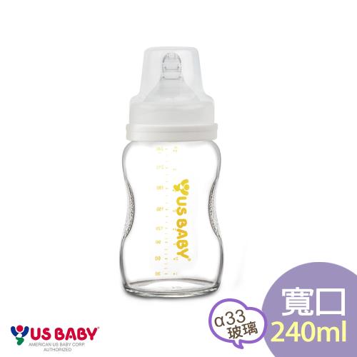 任-優生真母感玻璃奶瓶(寬口240ml)(隨機出貨)