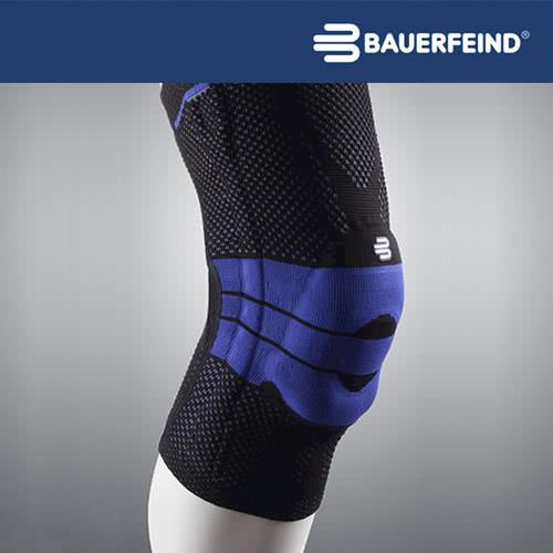 Bauerfeind 德國 博爾汎 頂級專業護具 GenuTrain 基本款 膝寧護膝-黑藍