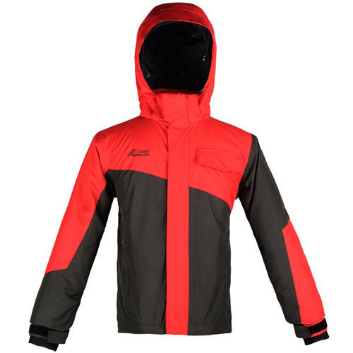 【聖伯納 St.Bonalt】男童-雙色拼接防水滑雪外套-紅色(3015)