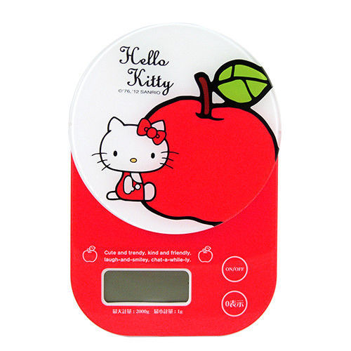Hello Kitty 粉嫩電子料理秤-圓蘋果(SC-884-KT)