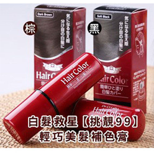 【日本進口】Hair Color 輕巧美髮補色膏（黑、棕二色可選） 