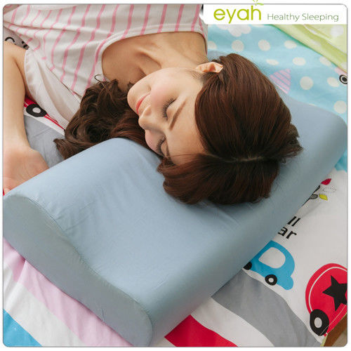 【eyah】膠原蛋白蜂巢乳膠枕-工學型-2入組
