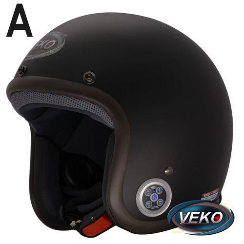 VEKO藍芽4.0立體聲復古安全帽BTS-C1/C2-任選
