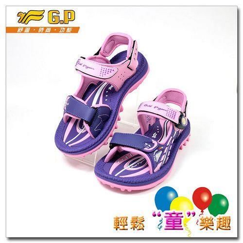 [GP]快樂童鞋-磁扣兩用涼鞋-G5933B-41(紫色)共有三色