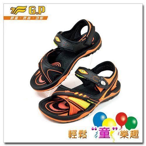 [GP]快樂童鞋-舒適氣墊涼鞋-G5934B-42(橘色)共有三色