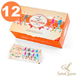 SabaQueen膠原彈力鈣膠傲_升級版12盒(30包/盒)分享組