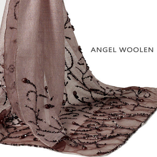 【Angel Woolen】精緻亮片 印度手工披肩