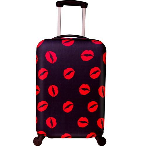 性感紅脣行李箱防塵亮彩保護套(26-30吋適用)