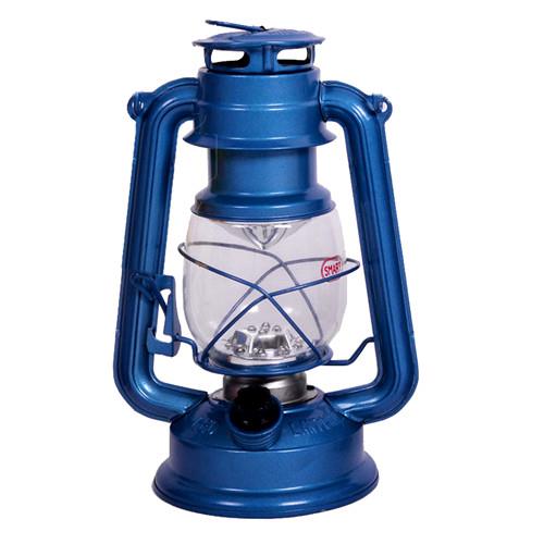 【韓國熱銷】復古油燈型LED營燈(繽紛版) 藍色