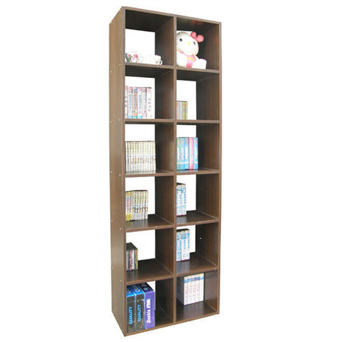 【Dr. DIY】12格(高180公分)書櫃/收納櫃/置物櫃(二色可選)