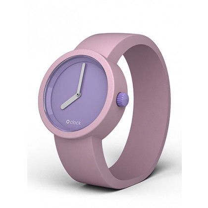 【O Bag】義大利品牌-TT 紫丁香錶芯 + 胭脂粉錶帶 L