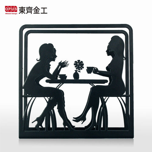 【OPUS東齊金工】歐式鐵藝午茶時光造型餐巾紙座 nawo02