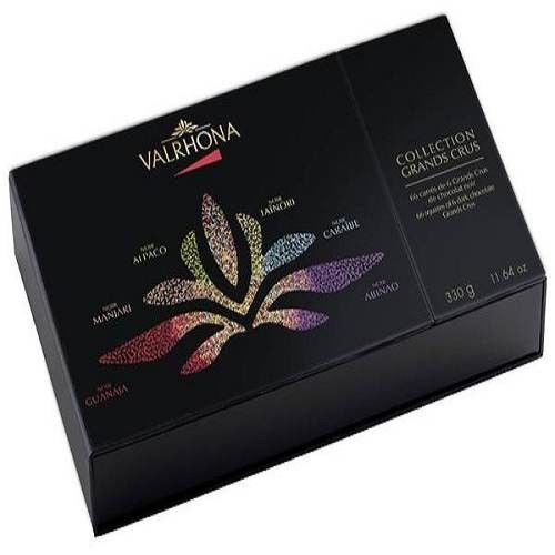 VALRHONA 66片6款頂級產地黑巧克力經典綜合禮盒-行動