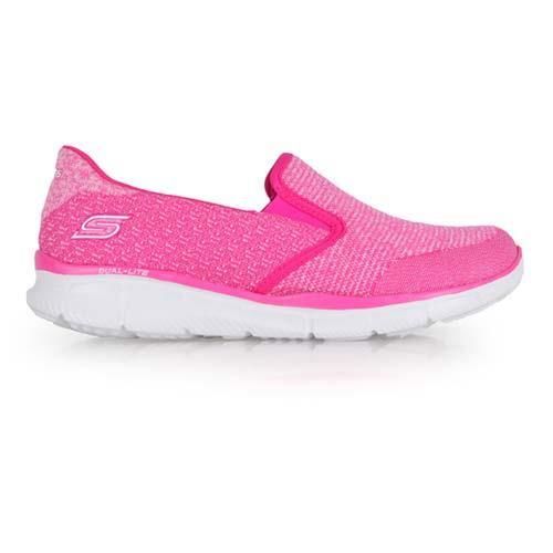【SKECHERS】AIR-COOLED 女休閒健走鞋- 運動鞋 走路鞋 粉紅白