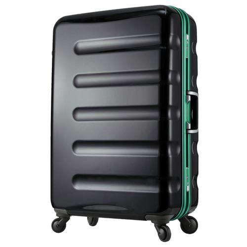 日本 LEGEND WALKER 6016-70-29吋 鋁框輕量行李箱 黑綠
