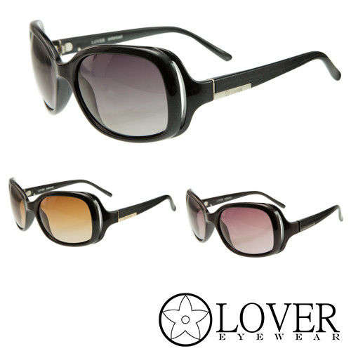 【Lover】精品方形膠框太陽眼鏡(9124-三款選擇)