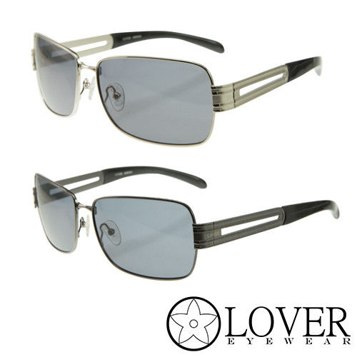 【Lover】精品金屬藍色太陽眼鏡(9115 兩款選擇)