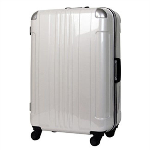 日本 LEGEND WALKER 6012-60-25吋 鋁框輕量行李箱 碳纖白