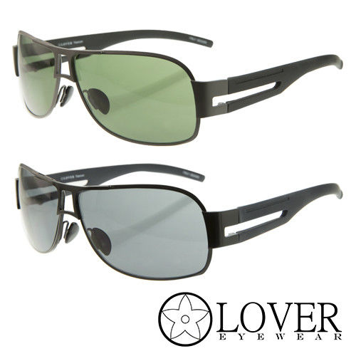 【Lover】精品飛官粗框太陽眼鏡(L-8459 兩色選擇)