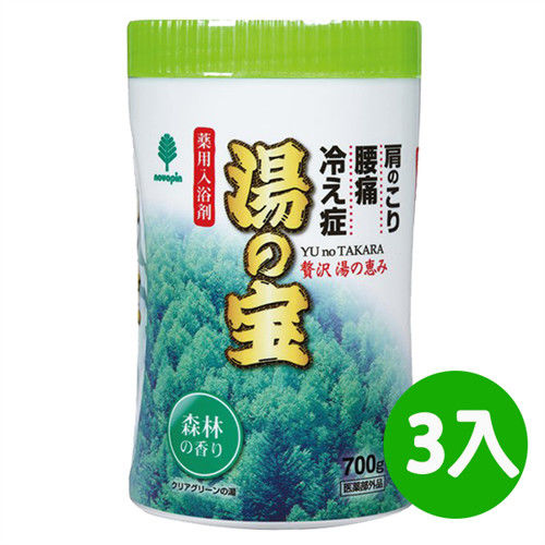 日本原裝進口湯之國度入浴劑-森林香700g*3入