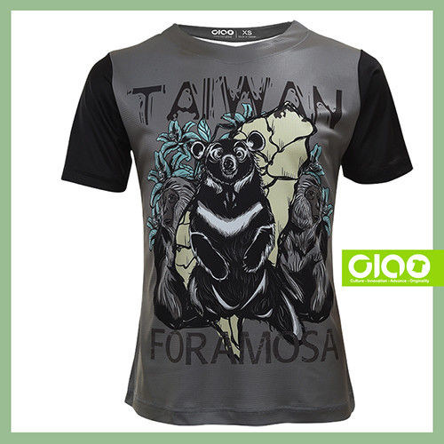 【CIAO TAIWAN】男女款 原創潮流設計T恤 Coolmax吸溼排汗/抗UV衫-台灣生命力