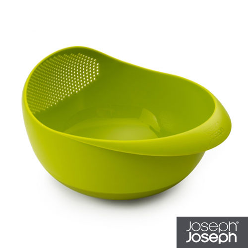 《Joseph Joseph英國創意餐廚》浸泡洗滌兩用濾籃(小綠)-40065