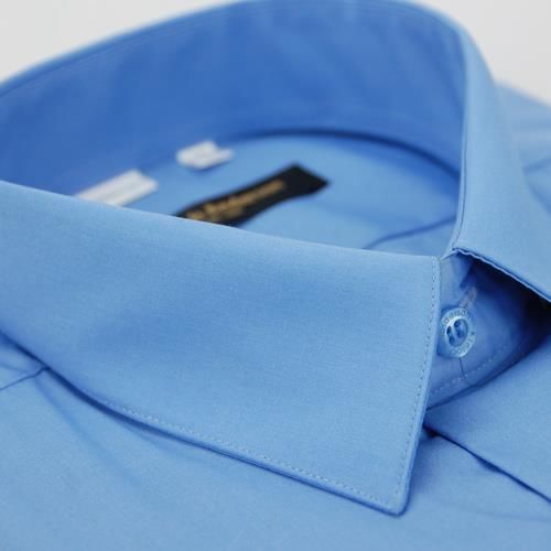 任-【金安德森】藍色基本款長袖襯衫