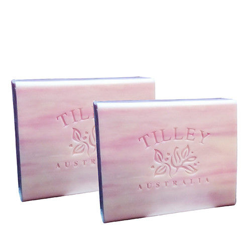 Tilley百年特莉 牡丹玫瑰香氛蔬果皂100gx2入裝