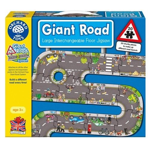 英國Orchard Toys幼兒地板大拼圖 馬路 Giant Road Jigsaw