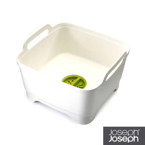 《Joseph Joseph英國創意餐廚》好輕鬆省水洗碗槽(白)-85055