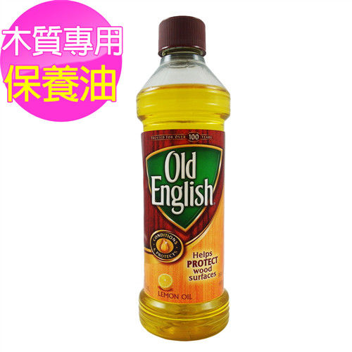 【美國 Old English 老英國】高級木質傢俱保養油-檸檬(16oz/473ml)