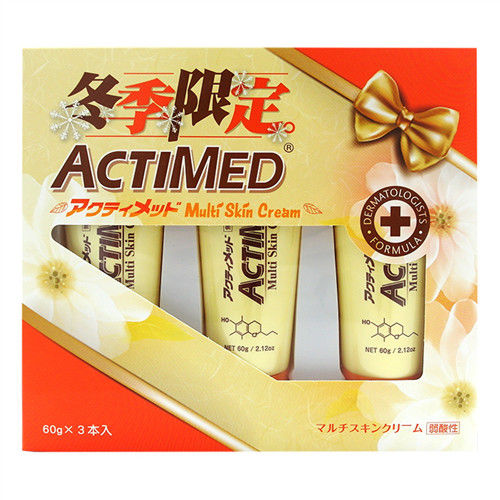 【日本 艾迪美ACTIMED】修護乳霜-冬季限定組(60g*3)