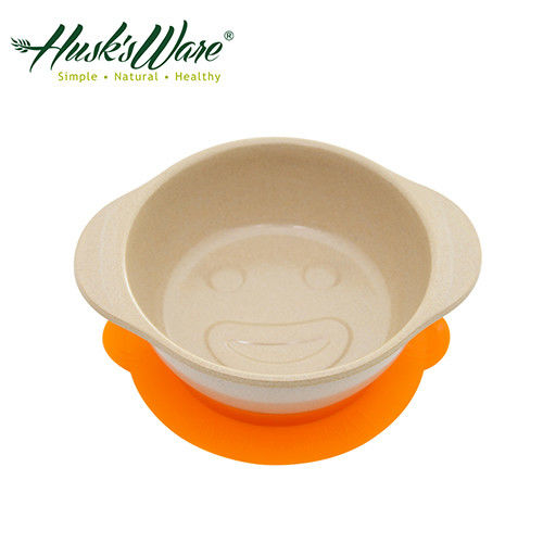 【美國Husk’s ware】稻殼天然無毒環保兒童微笑餐碗
