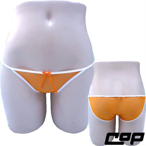 【台灣製造】COP細細網透明薄紗性感超低腰內褲