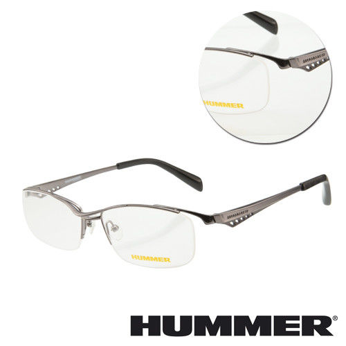 【HUMMER】鈦金屬框槍色光學眼鏡(H1-1000-C3)