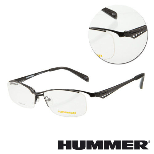 【HUMMER】鈦金屬眉框光學眼鏡(H1-1000-C1)