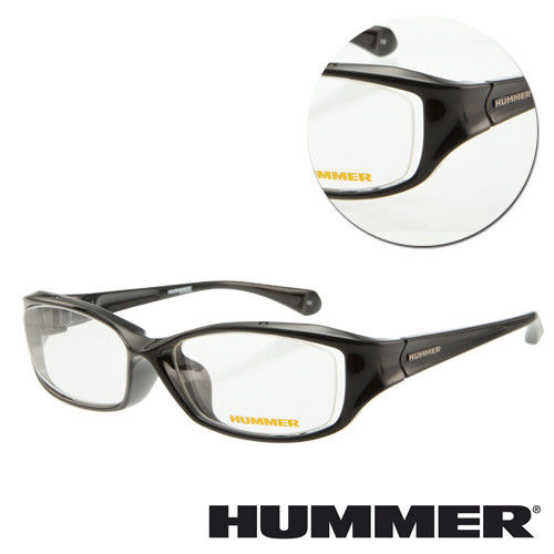 【HUMMER】粗框黑色光學眼鏡(H3-1002-C1)