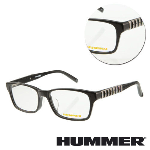 【HUMMER】方形邊條粗框光學眼鏡(H2-1002-C1)