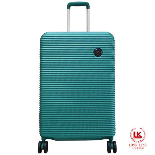 【LONG KING】20吋輕量型鑽石紋行李箱LK-8012-湖綠