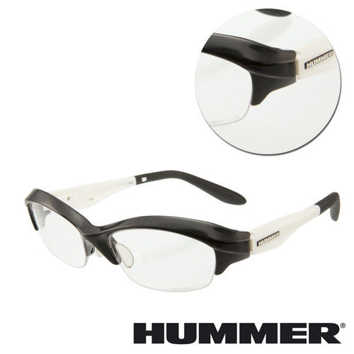 【HUMMER】半框白色光學眼鏡(V8-901-WH)