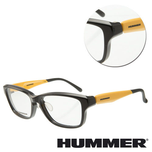 【HUMMER】方形全框光學眼鏡(H952-BK/YL)