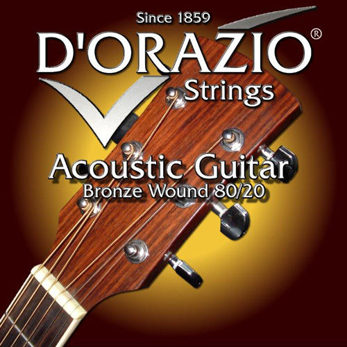 義大利手工製 DORAZIO 80/20黃銅 木吉他弦(No.10B) 