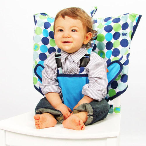 美國My Little Seat可攜式嬰兒安全座椅套-清新點點