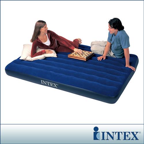 INTEX 雙人加大植絨充氣床墊 (寬152cm)