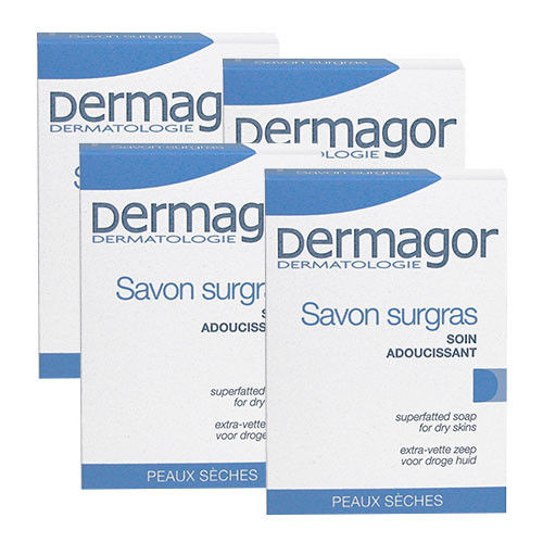 Dermagor朵瑪 杏核油身體潔膚皂(150g) 4入組