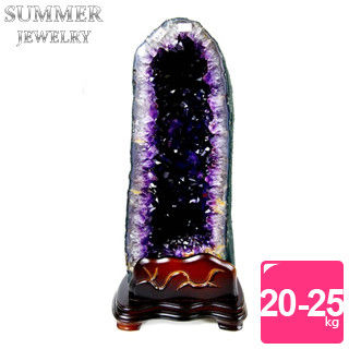 SUMMER寶石《20-25kg》巴西天然紫晶洞(隨機出貨)
