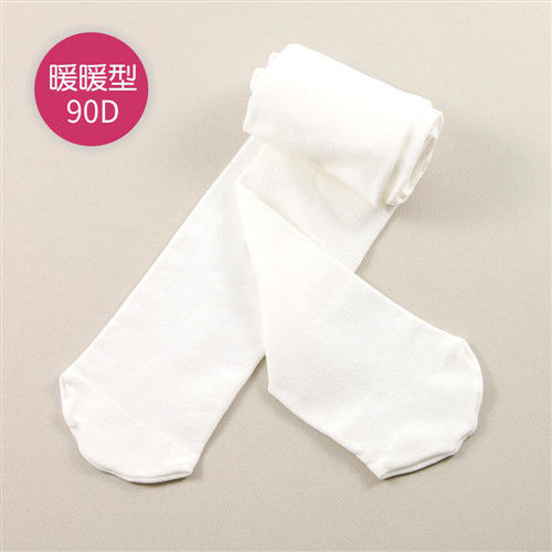 【公主童襪Princesstights】 90D水梨白超細纖維兒童褲襪 – 止滑款(1-3歲)