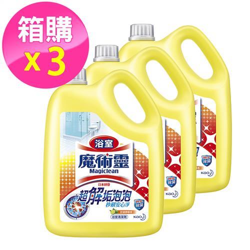 魔術靈浴室清潔劑 桶裝-檸檬香3800ml(3入/箱)