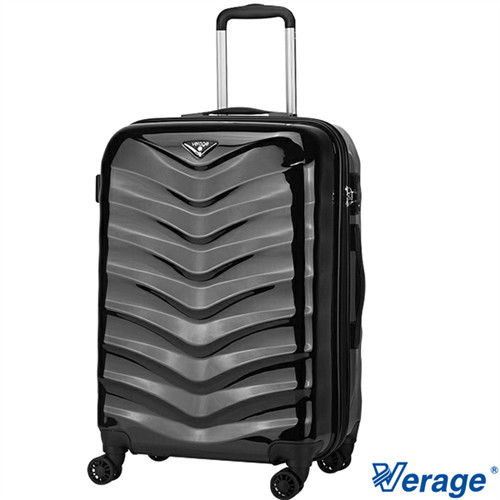 Verage ~維麗杰 24吋海鷗系列隱藏式加大旅行箱 (黑)
