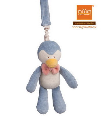美國miYim有機棉推車吊掛娃娃 噗噗企鵝